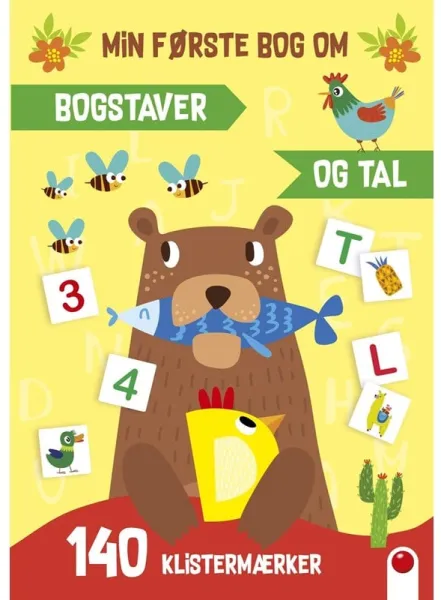 Min første bok om bokstaver og tall (Bjørn) - Hobby - hefte