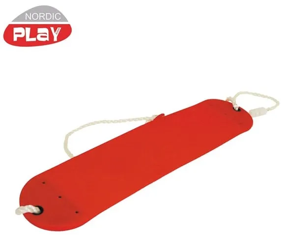 Nordic Play Myk huske med tau, rød